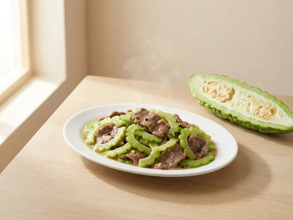 Bitter melon with beef