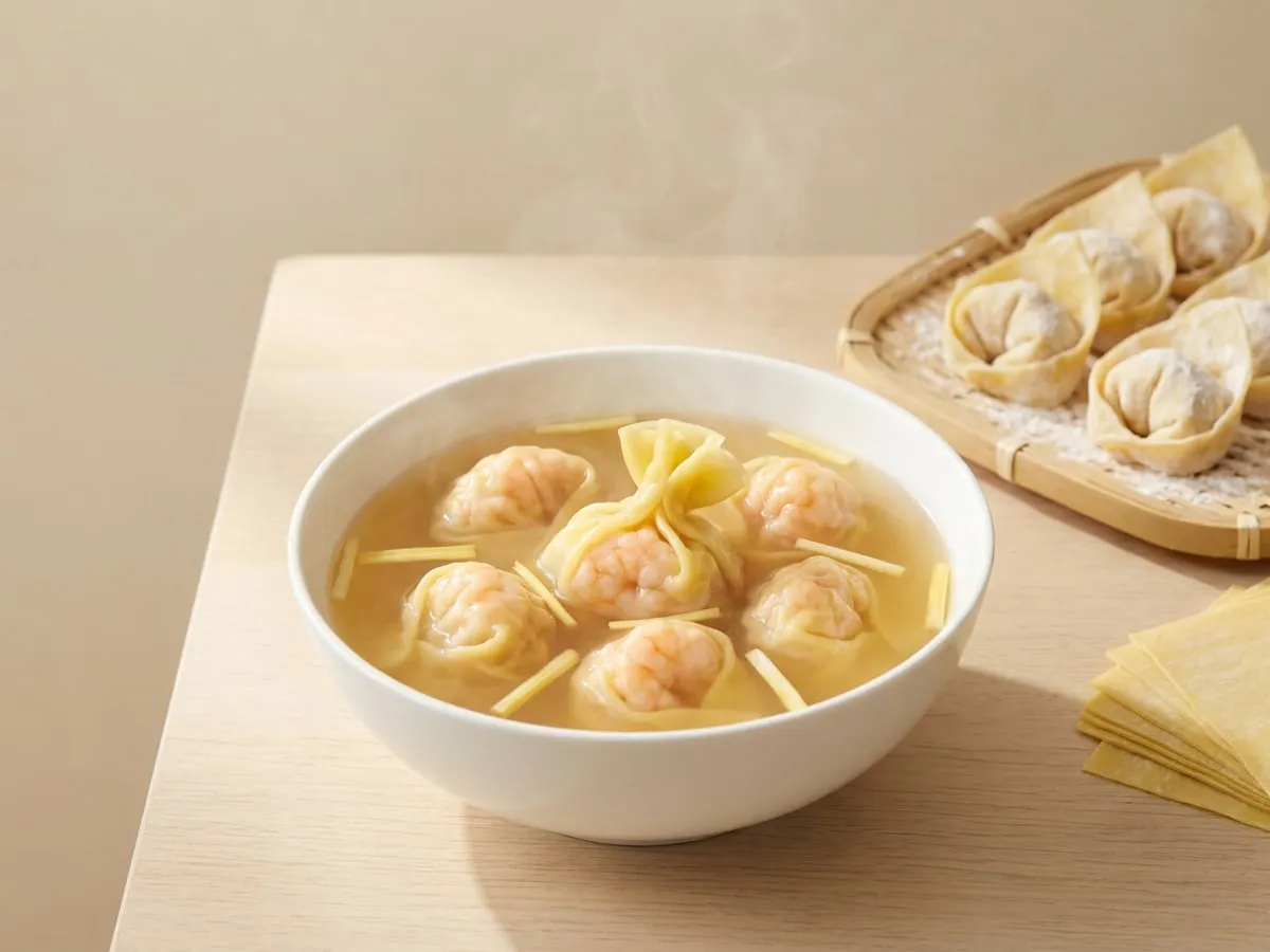 Home-wrapped wontons