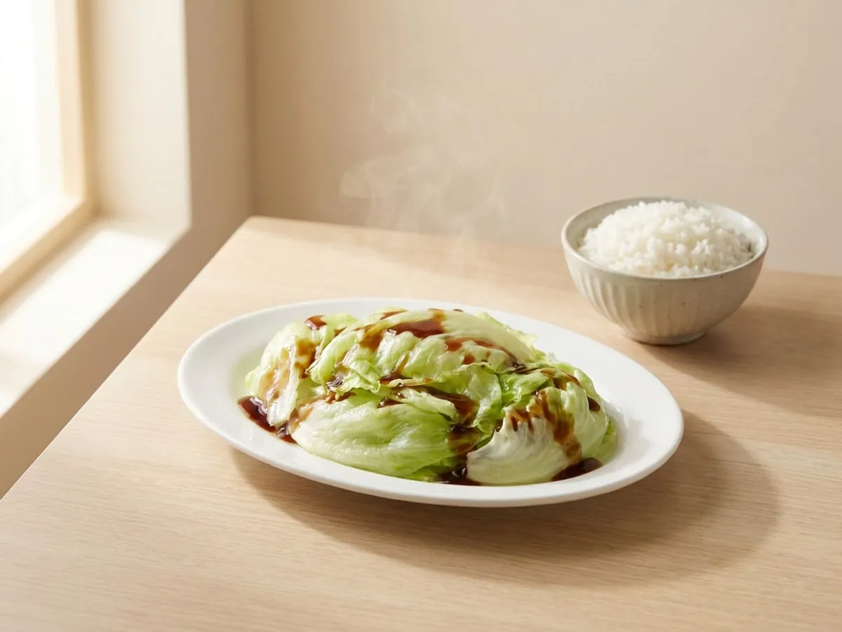 Lettuce in oyster sauce
