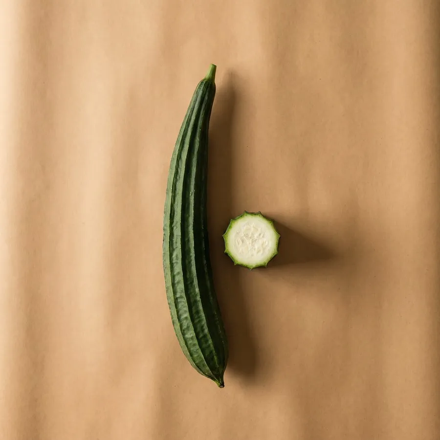 Angled loofah