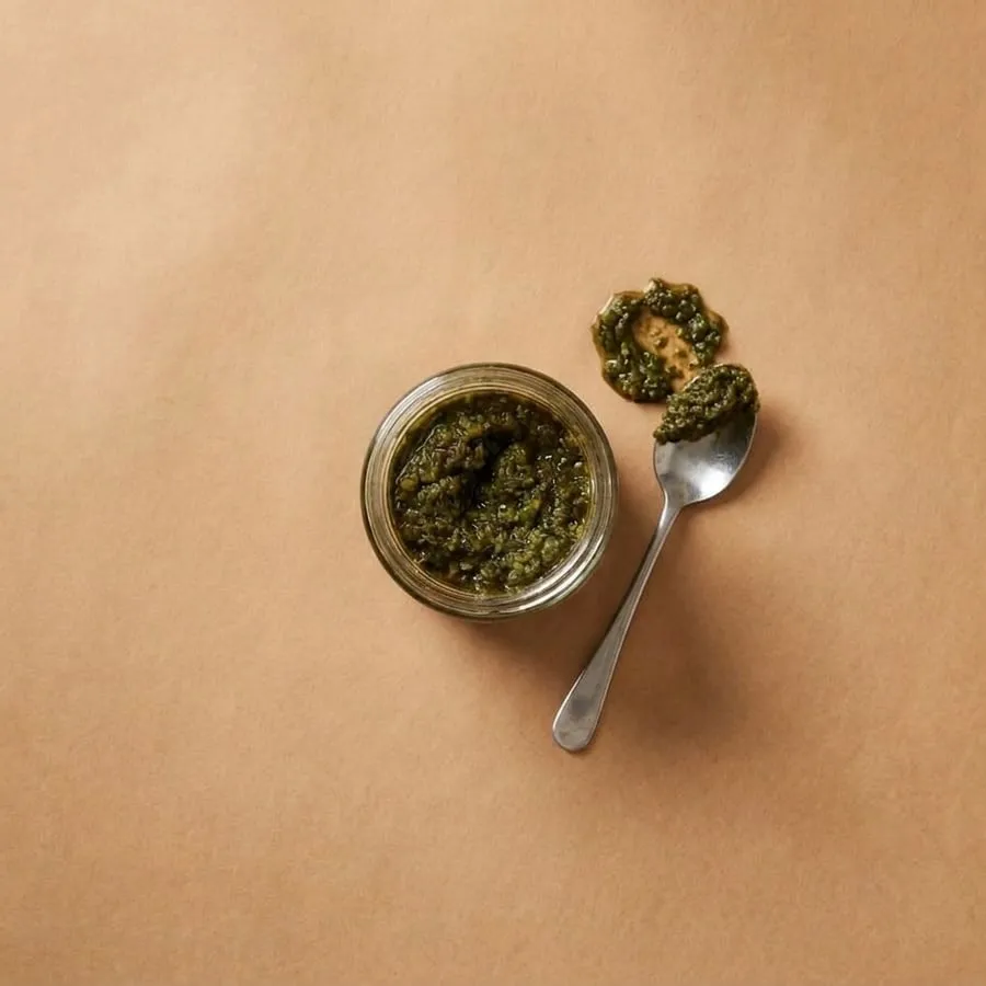Chive flower paste