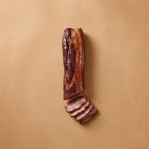 Cured pork belly