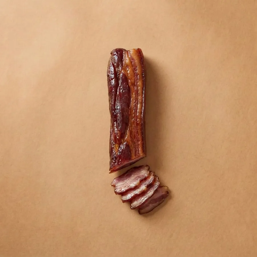 Cured pork belly