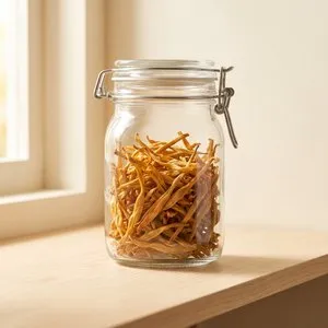 Dried daylily buds