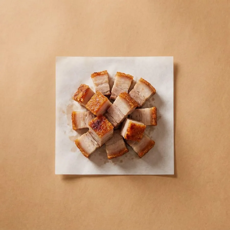 Roast pork belly