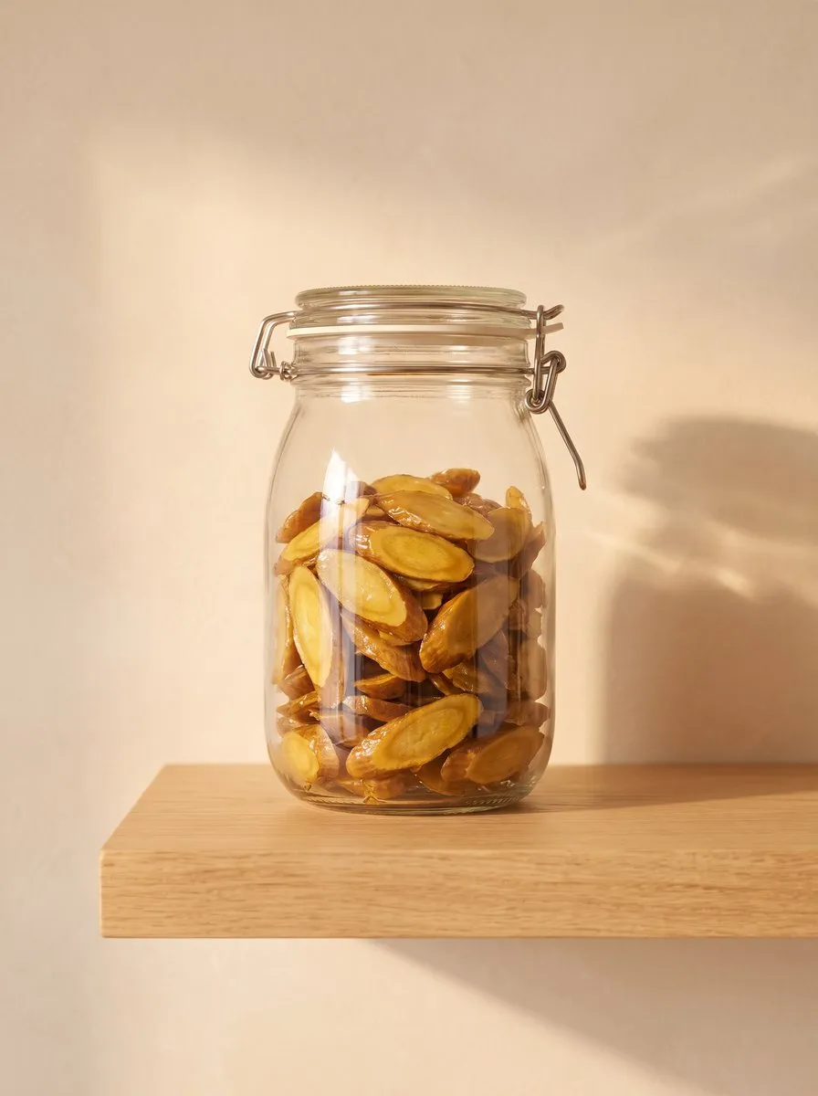 Honey-fried licorice root