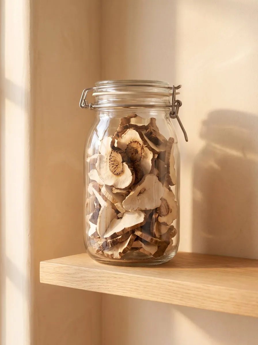 Poria with pine hostwood