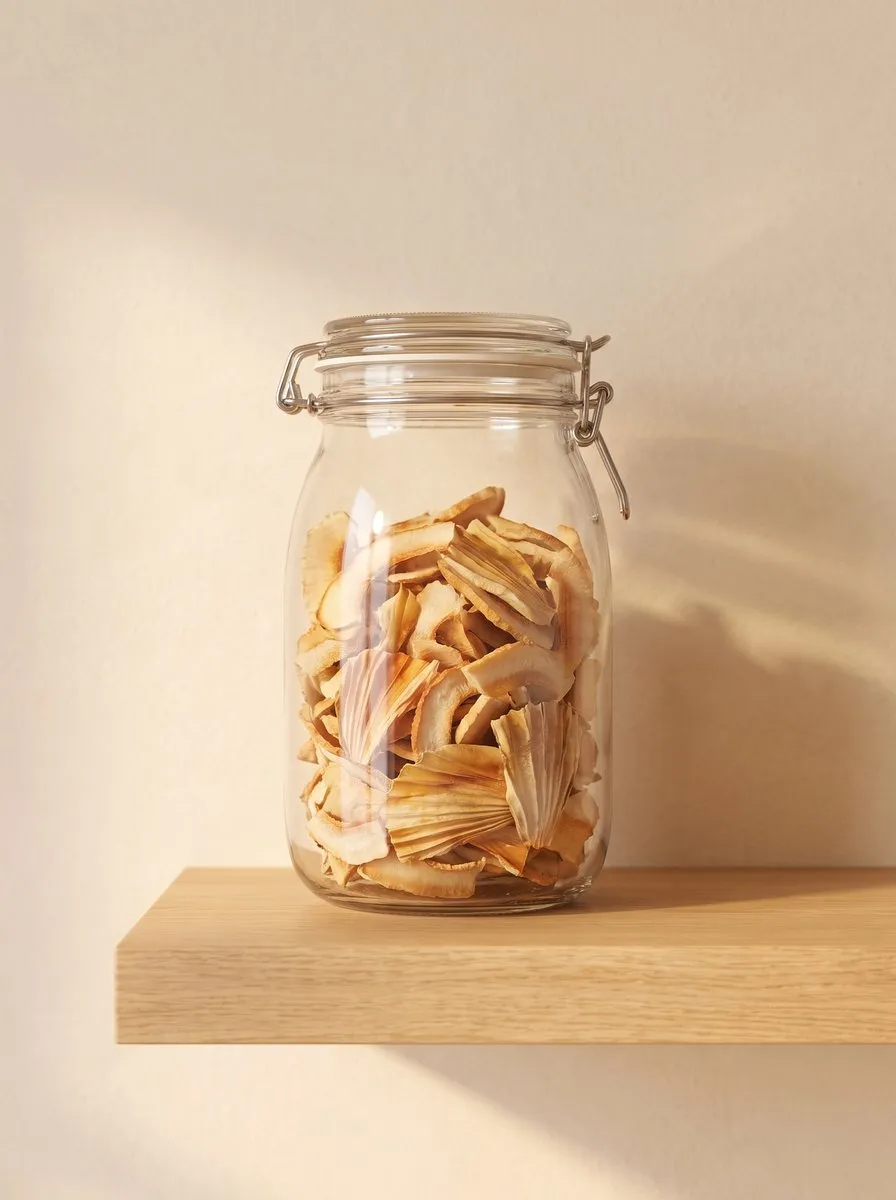 Sea coconut slices