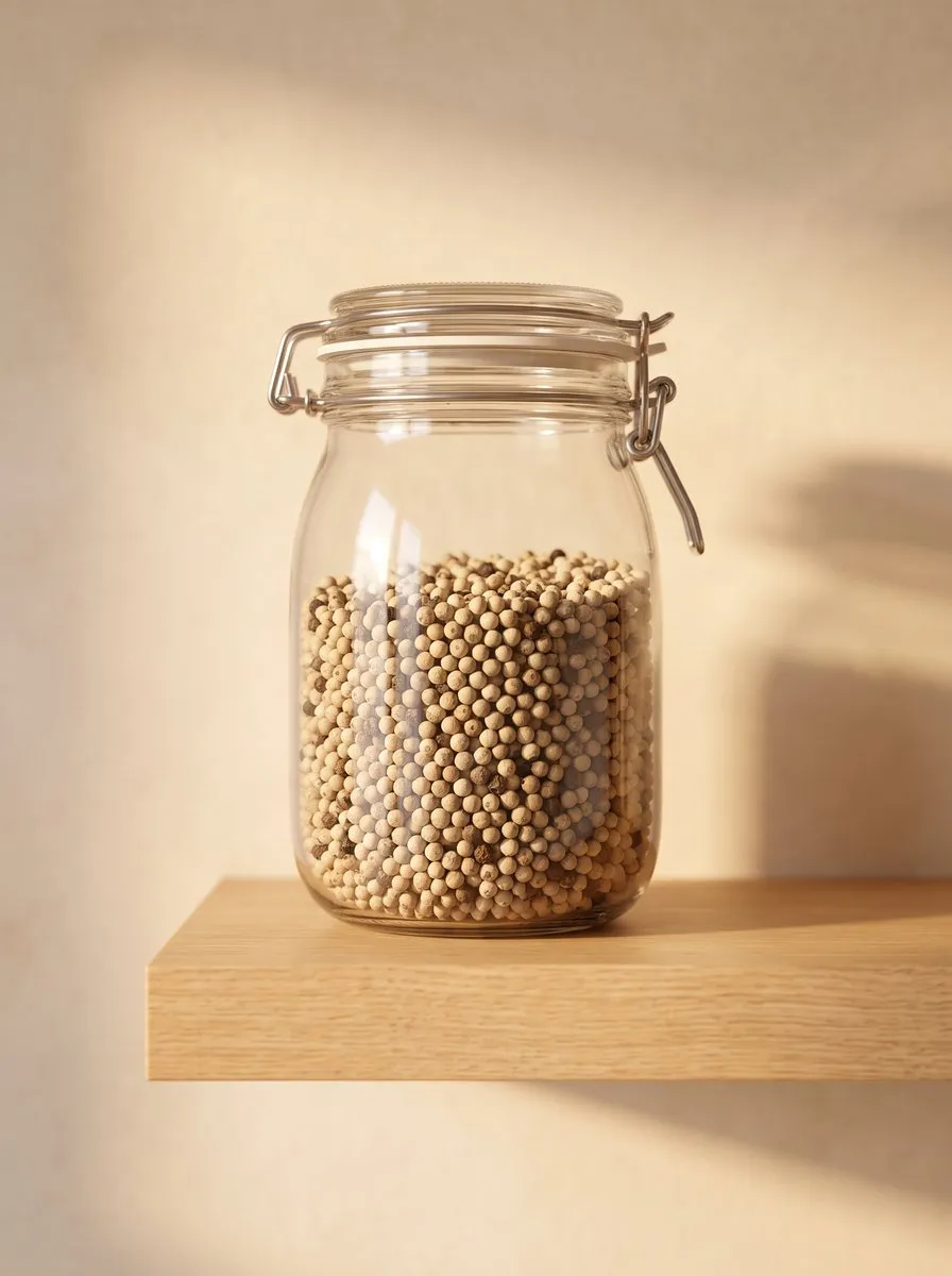 Peppercorn, chiefly white