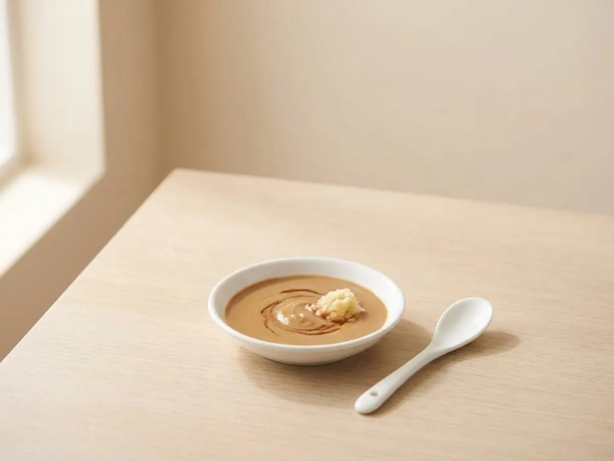 Sha cha with sesame paste and fermented bean curd
