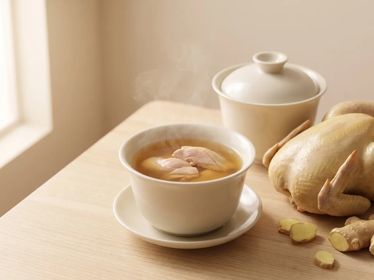 Dripped chicken essence