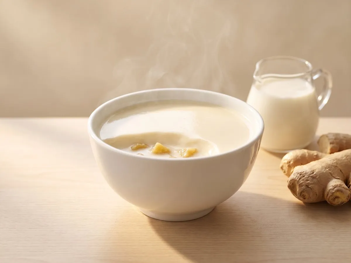 Ginger milk curd