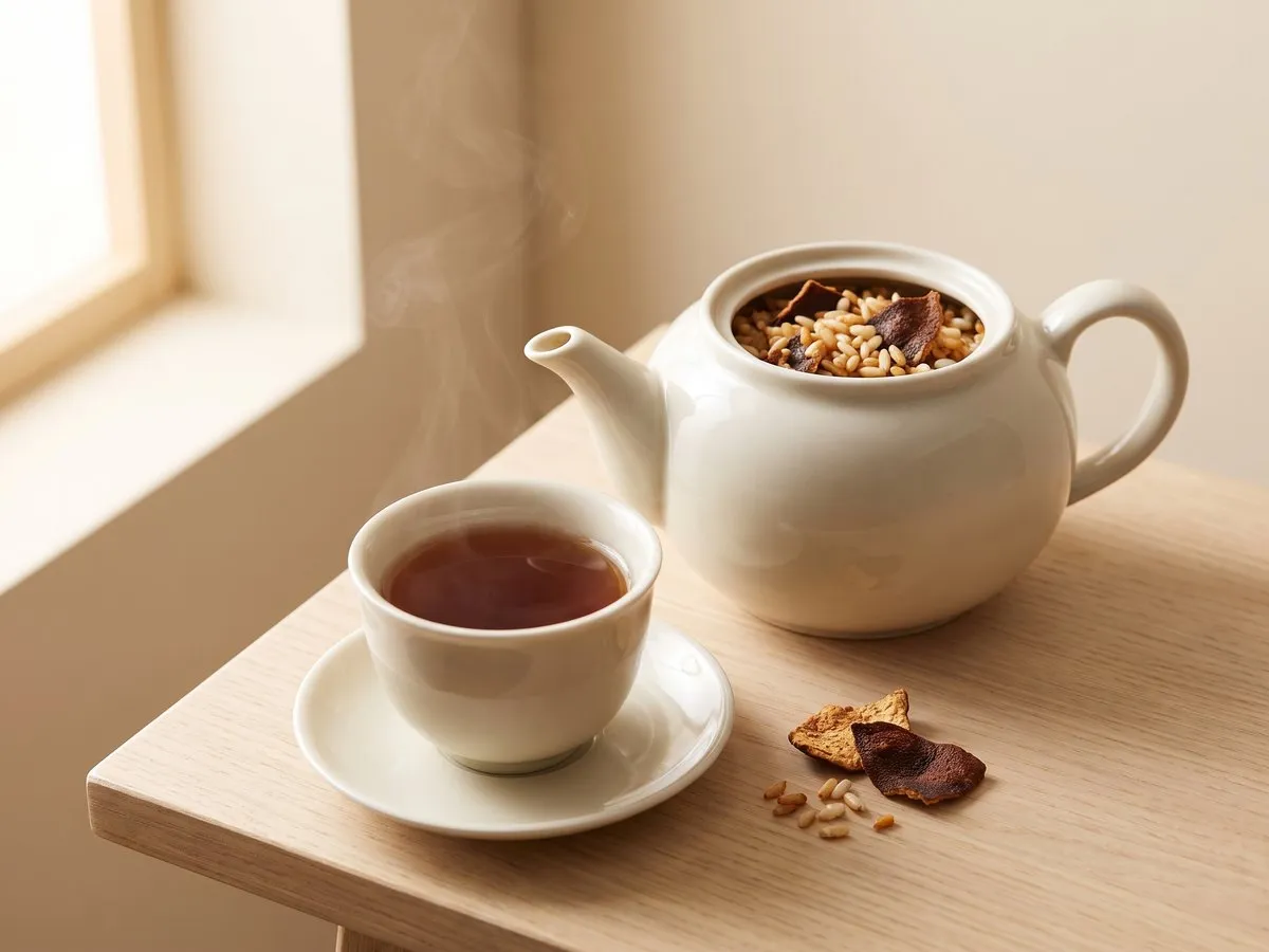 Roasted rice tea
