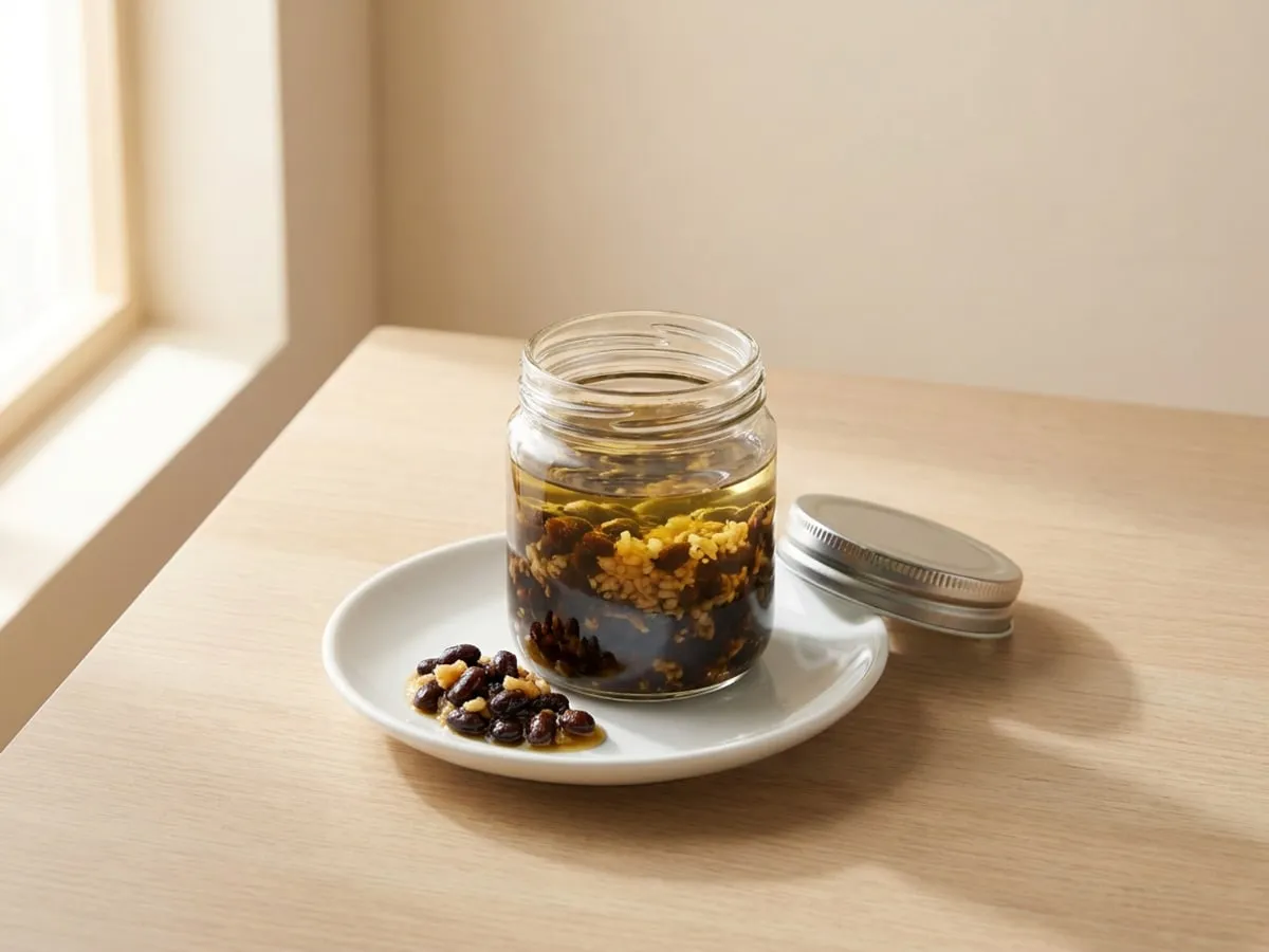 Garlic and fermented black bean paste
