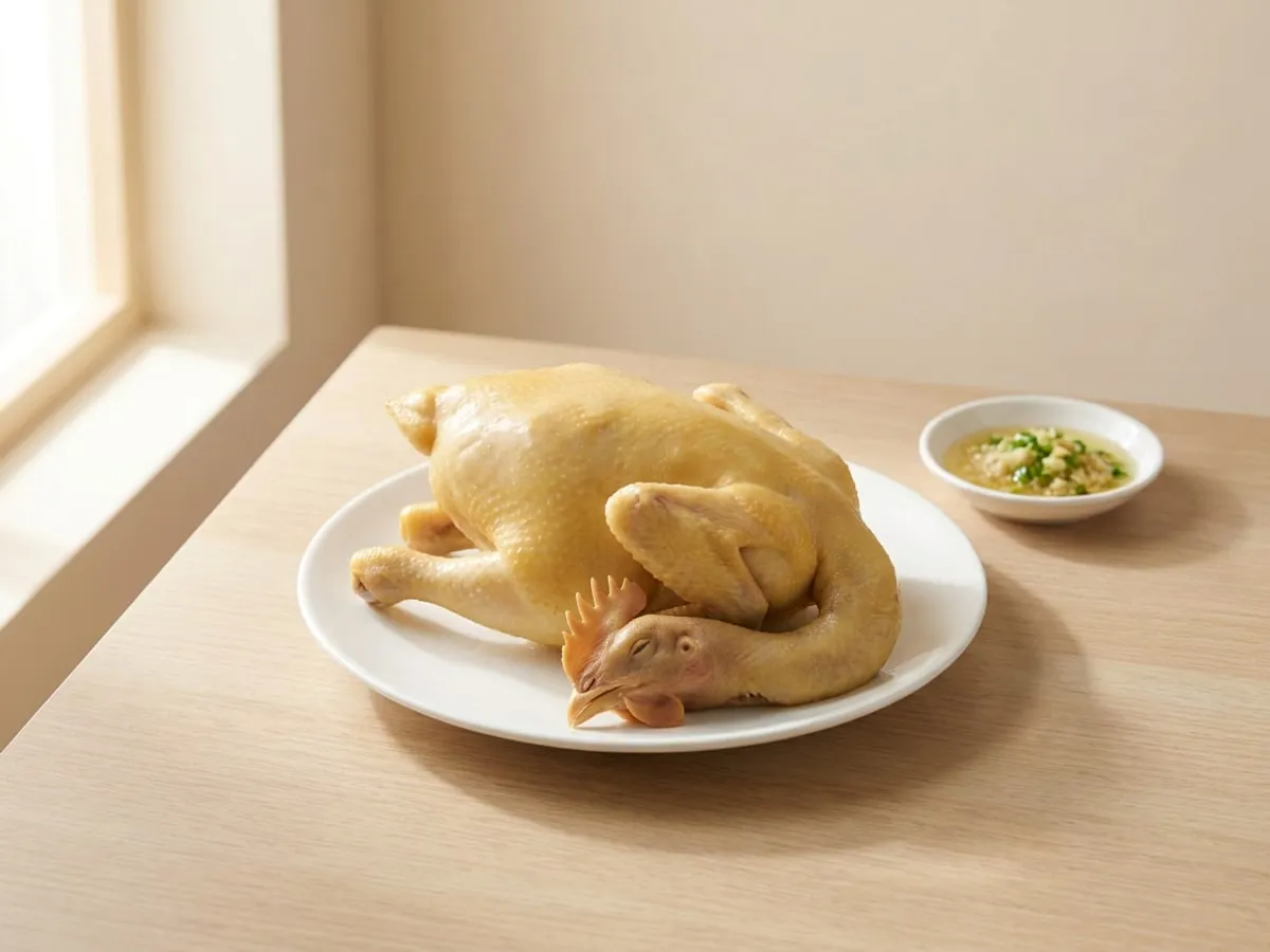 The whole chicken for the altar