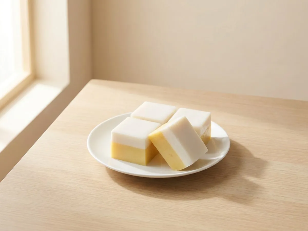Coconut and split-pea pudding