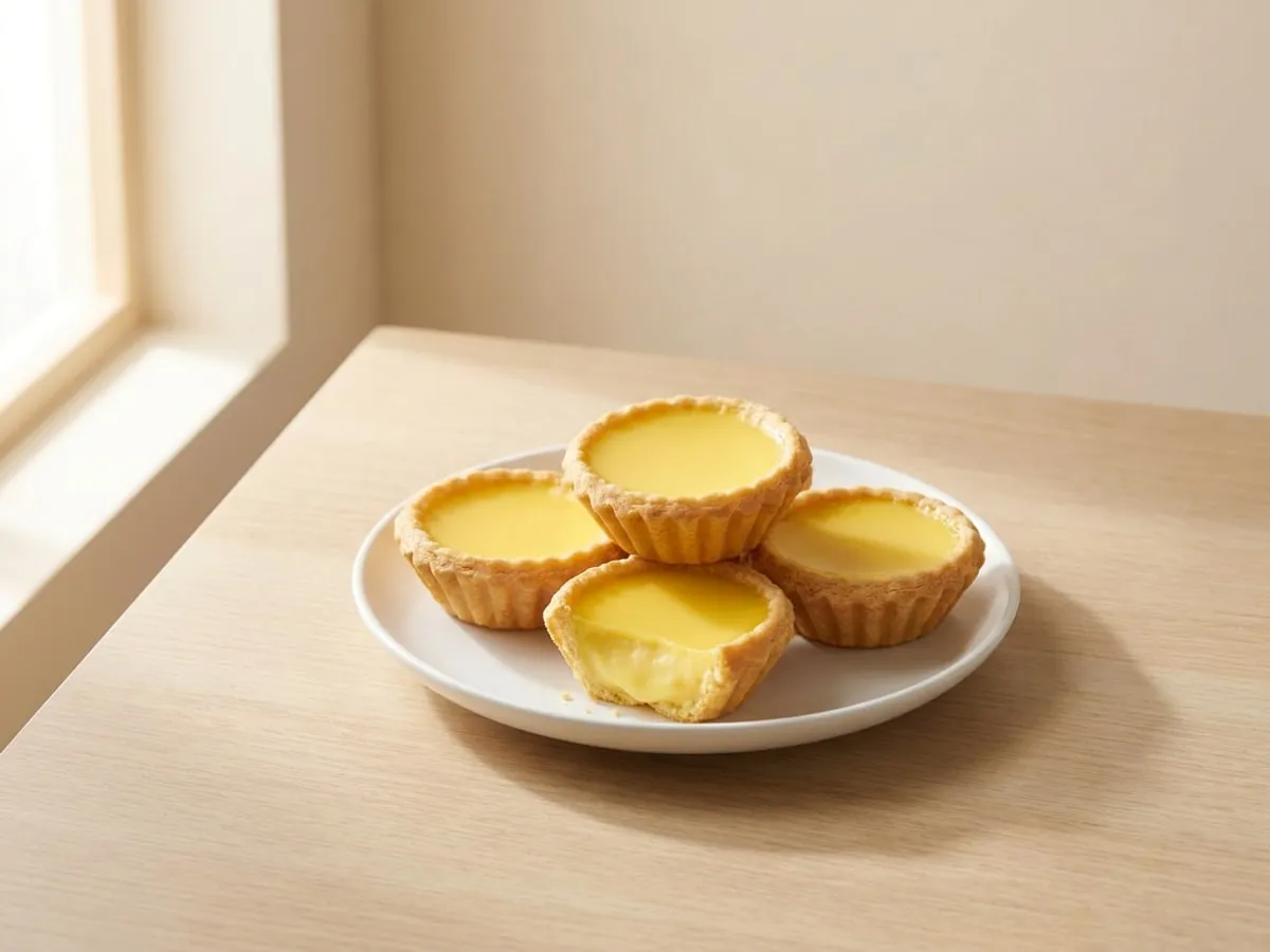 Egg tart, shortcrust