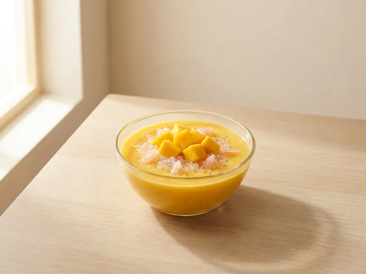 Mango, pomelo and sago