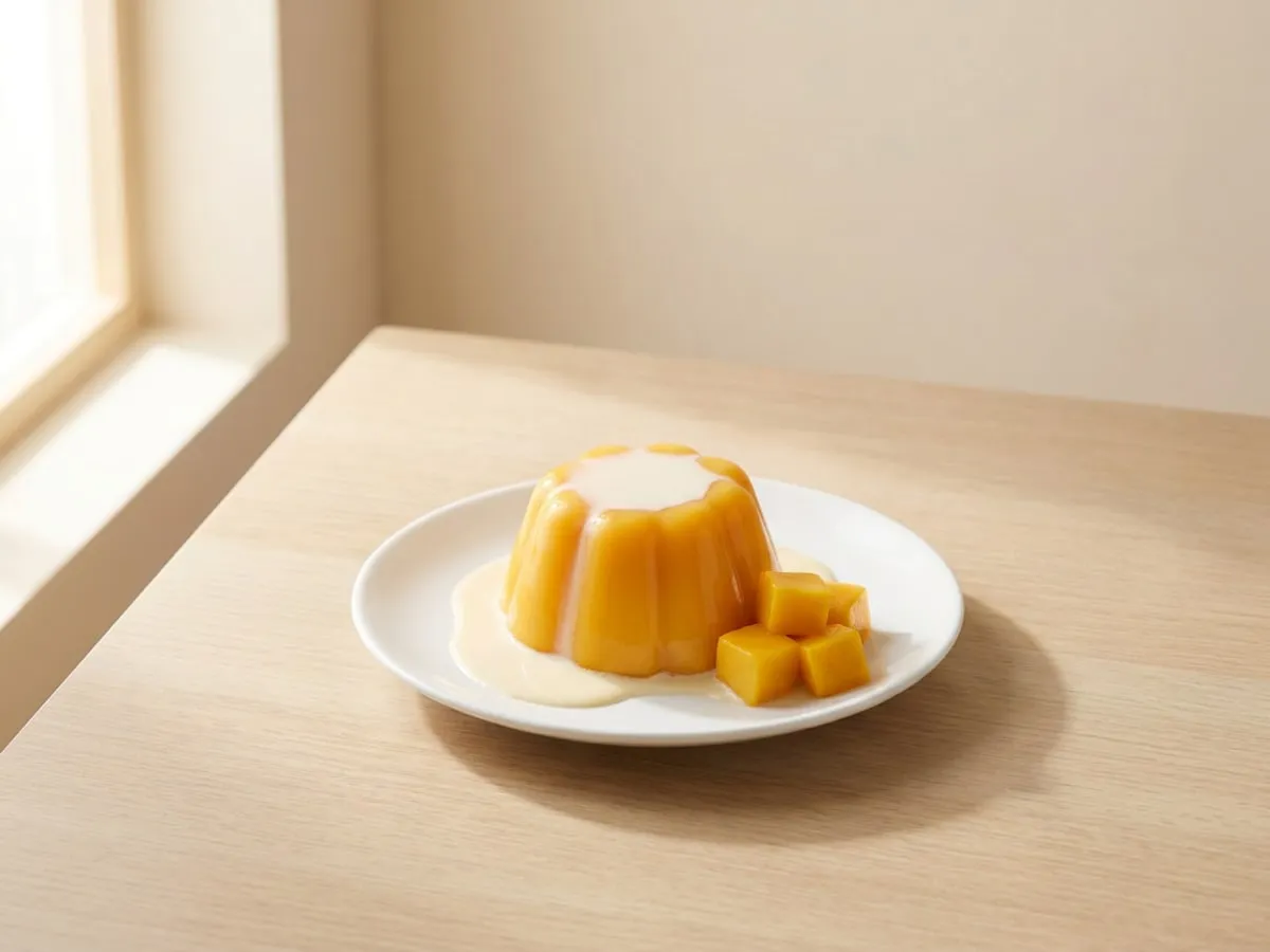 Mango pudding