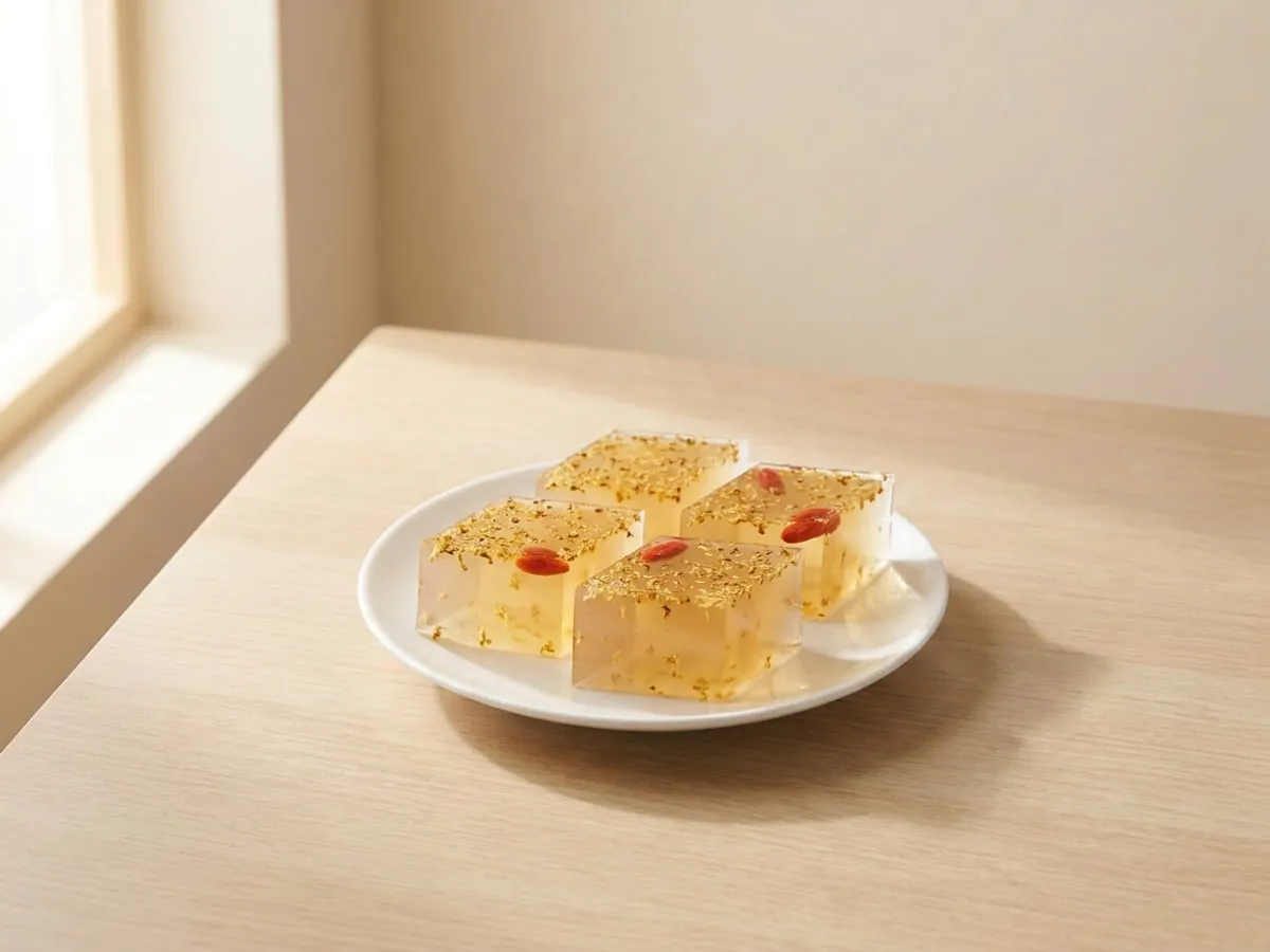 Osmanthus jelly